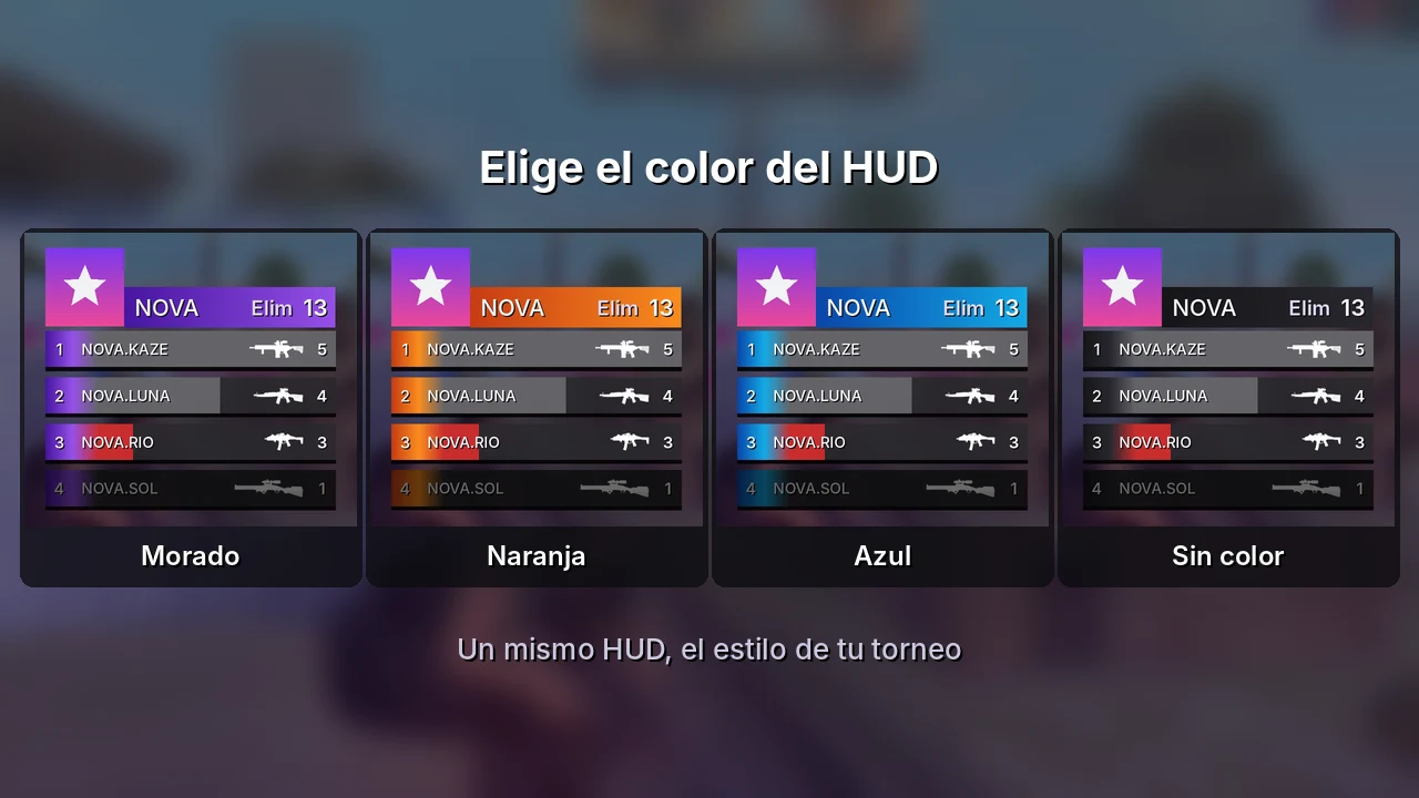 Temas de color del HUD de ViewFF